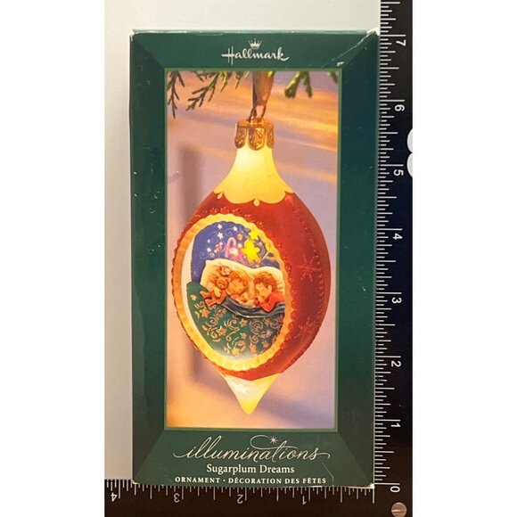 2005 HALLMARK KEEPSAKE ORNAMENT QLM7922 ILLUMINATIONS SUGAR PLUM DREAMS - Picture 2 of 11